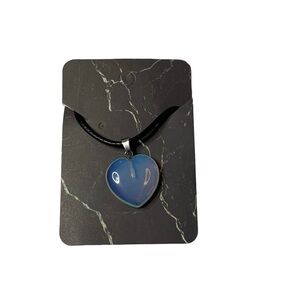 heart crystal necklace